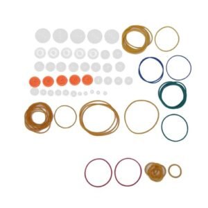High Efficiency Server Power Supply for RC DIY Model Toy 84pcs Rubber Belt Pulley Industrial Power Rubber Band Combination Set
