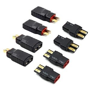 8 PCS Deans Adapter Connector Set for RC Battery ESC Charger TRX Wireless Adapter Converter