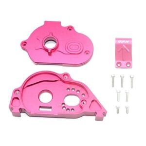 GPM Racing Aluminum Rear Gear Protection Motor Mount Red for Granite 4X4 BLX Mega