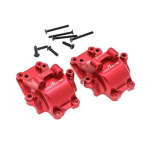 CODA RACING 2Pcs Alloy Front Rear Differential Housing for 1/18 RC Rally Car Traxxas LaTrax Teton Desert Prerunner Rally SST Replaces Part 7530