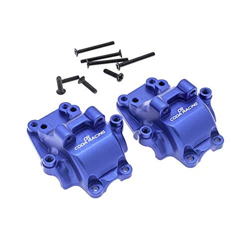 CODA RACING 2Pcs Alloy Front Rear Differential Housing for Traxxas 1/18 LaTrax Teton Desert Prerunner Rally SST RC Rally Car 1 18