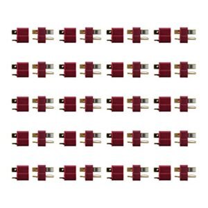 DEVMO Ultra T Plug 20 Pairs Male Female Connectors for RC LiPo Battery 20SET