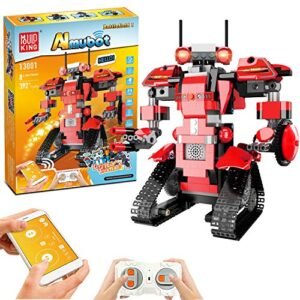 STEM Robot Building Kit for Kids Educational Remote Control Toy with App Control for Ages 8 to 14