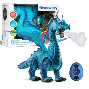 Discovery Kids Dragon RC Toy with Smoke Breath Wing Flapping and Roaring Sounds