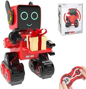 Anysun RC Robot Project Interactive Educational Toy with Remote Control Built in Piggy Bank for Kids