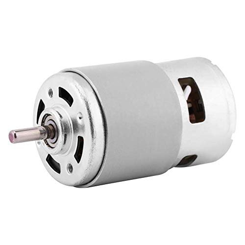 775 DC Motor 12V 775 High Power Electric Motor Brushless High Motors 5mm Shaft Micro Replacement Motor Cylindrical (13000-15000RPM)