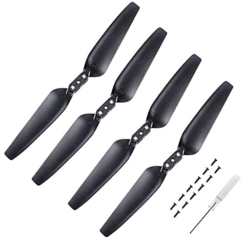Ruko U11 U11S Original Replacement Propeller with High Quality RC Body Material 4PCS Black