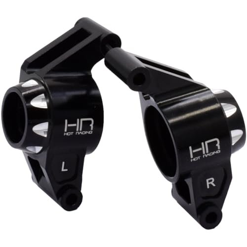 Hot Racing MXX2201 Aluminum Rear Hubs Stub Axle Carriers for Hot Wheels Trick Truck RC