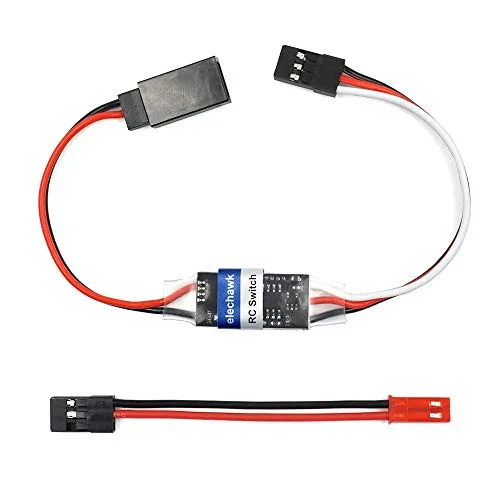 RC Car Light Switch Remote Controlled Electronic Relay for LED Lights in Cars Trucks Boats and Drones 4A