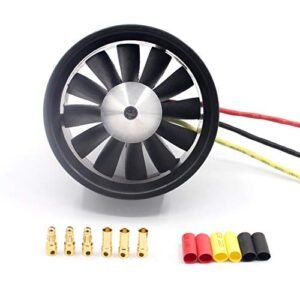 QXMOTOR QF2822 Brushless Motor 2200kv 4300KV 3 6s Battery 64mm 70mm EDF Ducted Fan 5 12Blades for RC Model Battery Chargers