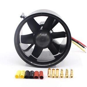 QXMOTOR QF2822 Brushless Motor 2200kv 4300KV 3 6s Battery 64mm 70mm EDF Ducted Fan 5 12Blades for B 52 RC Model Airplane