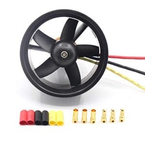 QXMOTOR QF2822 Brushless Motor 2200kv 4300KV 3 6s Battery 64mm 70mm EDF Ducted Fan 5 12Blades for Ribcrackers RC Model Airplane Club