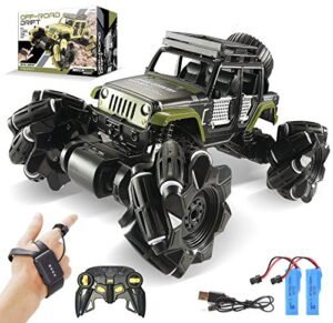 Drift Concept RC Truck 1:16 Scale 4WD 2.4Ghz Gesture Sensor Watch Remote Control Car for Kids