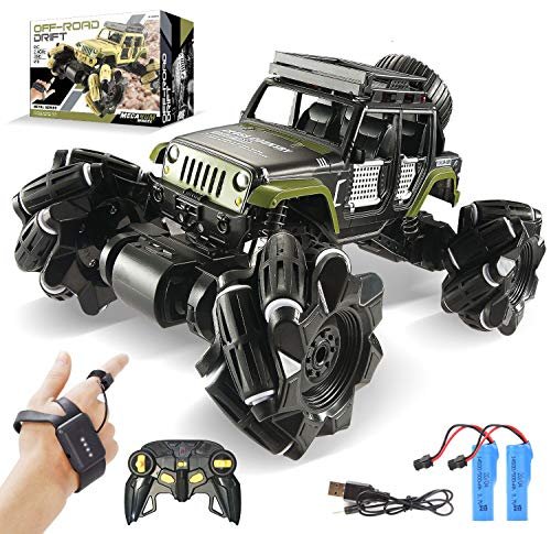 Drift Concept RC Truck 1:16 Scale 4WD 2.4Ghz Gesture Sensor Watch Remote Control Car for Kids