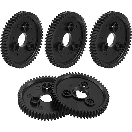 Sumind 5 Pieces 54T 0.8 32 Pitch Plastic Spur Gear for Rally Car RC 4x4 VXL Rally VXL HPS HPI Models