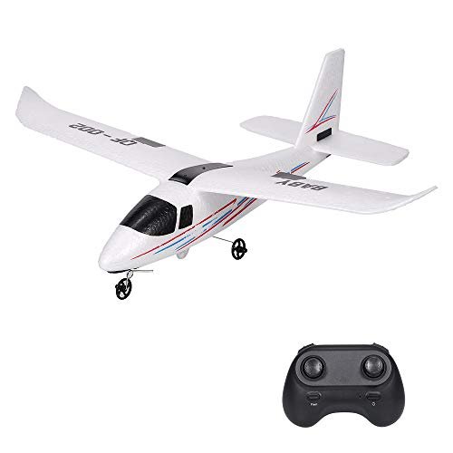 GoolRC QF002 Simple Foam RC Plane 2.4Ghz 2 Channel Ready to Fly Remote Control Airplane Toy for Beginners Kids and Adults