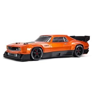 ARRMA 1/7 Felony 6S BLX Fast and Furious RC Drift Car RX7 Ready to Run Muscle Car RTR Orange ARA7617V2T2