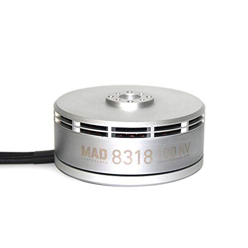 MAD COMPONENTS 8318 IPE 100KV V1.0 Silver Brushless Motor for Agriculture Drones and DIY RC Hobby