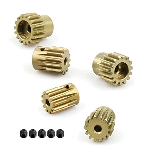 5PCS 32DP 540 Motor Pinion Gear Set 12T to 16T for Brush or Brushless RC Motor 1 10 Scale Cars