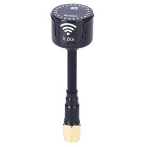 5.8Ghz 3dBi RHCP Antenna for RC Model Sailboat Parts FPV Racing Drone Long Range Quadcopter Accessory Black SMA Inner Needle