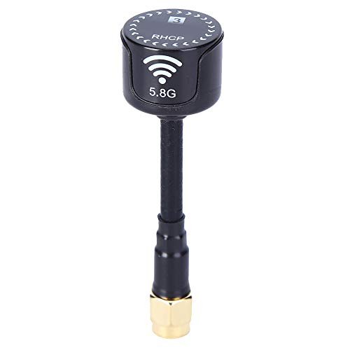 5.8Ghz 3dBi RHCP Antenna for RC Model Sailboat Parts FPV Racing Drone Long Range Quadcopter Accessory Black SMA Inner Needle