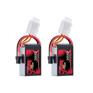 Zeee Premium Series 3S Lipo Battery 650mAh 11.1V 100C with XT30 Plug for Velos 880 RC Helicopter and Other RC Models 2 Pack