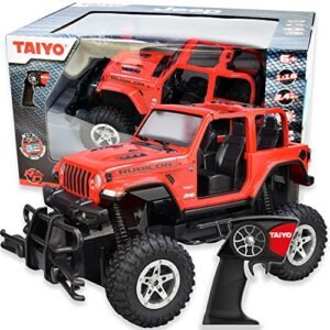 RC Fire Truck in Action 1/16 Scale Remote Control Car with Rechargeable Battery and Handset for Kids and Adults