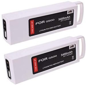 Beacon Pet 3S 5400mAh 11.1V 5C LiPO Replacement Batteries Compatible with Yuneec Q500 Q500+ Q500 4K Typhoon G RC Quadcopter (2 Pack)