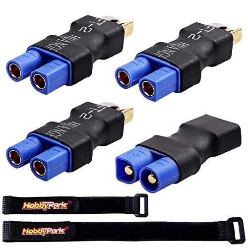 HobbyPark T Plug Deans Style to EC3 Connector Plugs Adapter for RC Hobbies Melbourne Enthusiasts