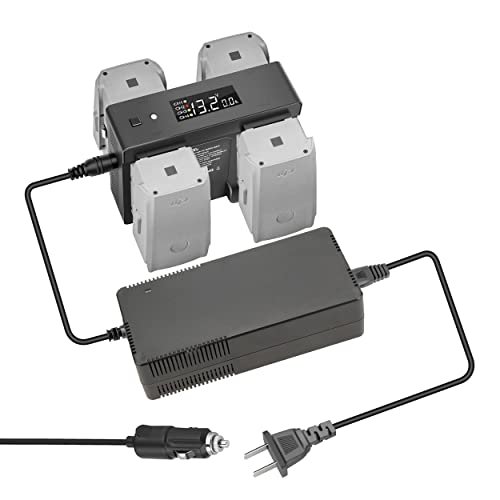 Hanatora 5 in 1 Rapid Charging Hub for DJI Air 2S Mavic Air 2 Drone Batteries Perfect for RC Car Tracks in Colorado