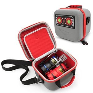 CASEMATIX Robot Toy Box Case for Ninja Bots Interactive Battling Robots and Accessories