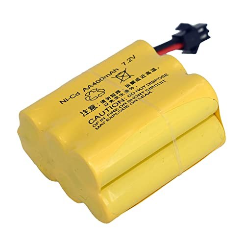 ECHOBBY 7.2V 400mAh NiCD Battery SM-2P Rev Male Plug for RC Model Buggy Car Truck Racing Speed Boat