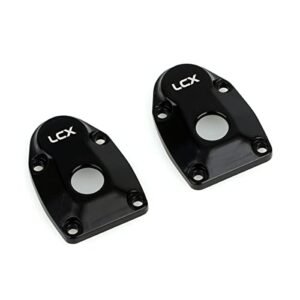 LCX Racing 1/10th Scale RC Truck Body Portal Axles Cover Plates for Axial SCX10 III AXI03007 Capra UTB10 Upgrades Parts Accessories