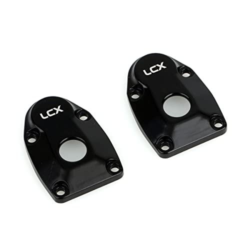 LCX Racing 1/10th Scale RC Truck Body Portal Axles Cover Plates for Axial SCX10 III AXI03007 Capra UTB10 Upgrades Parts Accessories