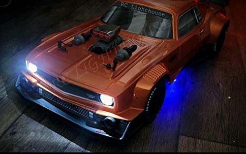 Arrma Infraction Felony Typhon Limitless Outcast Senton Universal LED Lights on RC Plane HD2W2R 4B