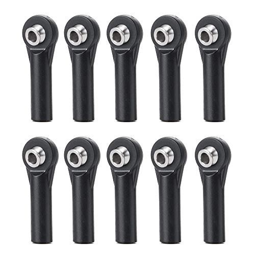 QUE T 10pcs M3 Plastic Ball Head Link Rod Ends Joint Linkage for Turbotwist RC Car 1 10 Scale Models