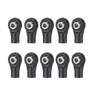 QUE T 10pcs M3 Plastic Ball Head Link Rod Ends Joint Linkage RC Servo Ball Linkage for 1 10 RC Axial SCX10 Crawler Car
