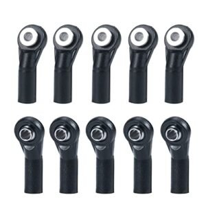 QUE T 10pcs M3 Plastic Ball Head Link Rod Ends Joint Linkage for BMW M3 RC Car 1 10 Scale