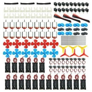 18 Set RC Electric Motor RPM Kit High Speed 25000 RPM Mini DC Motors for DIY Projects