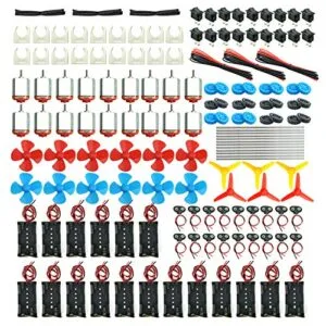 18 Set RC Electric Motor RPM Kit High Speed 25000 RPM Mini DC Motors for DIY Projects