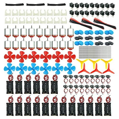 18 Set RC Electric Motor RPM Kit High Speed 25000 RPM Mini DC Motors for DIY Projects