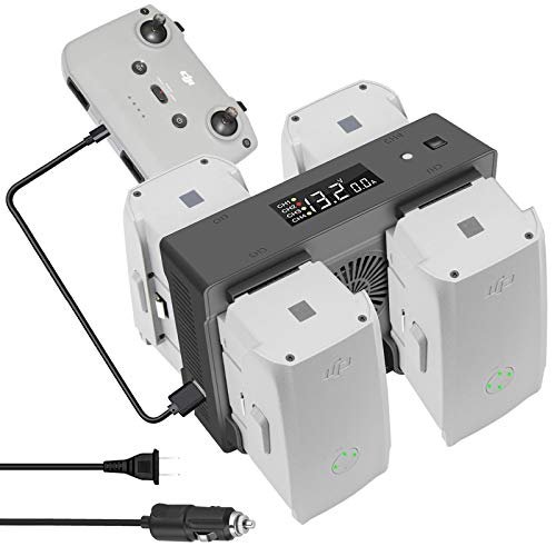 Bergonzoni RC Car 1/5 High Speed Remote Control Car with Advanced Charging Hub for DJI Air 2S and Mavic Air 2 Batteries