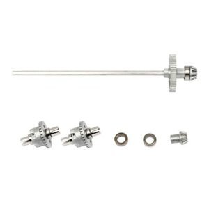 Hosim 9125 RC Truck Upgraded Metal Gear Set M25 Set 2PCS Metal Differentials and 1PCS Metal Main Drive Shaft for 1/10 Scale RC Cars