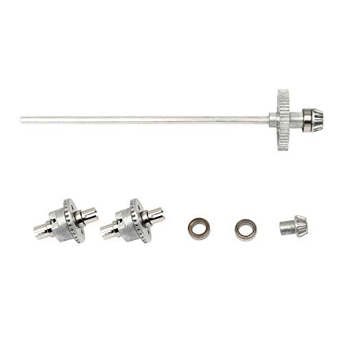 Hosim 9125 RC Truck Upgraded Metal Gear Set M25 Set 2PCS Metal Differentials and 1PCS Metal Main Drive Shaft for 1/10 Scale RC Cars