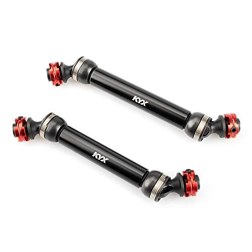 KYX Racing Hardened Steel Center Drive Shaft Dogbone Upgrades Parts Accessories for RC Crawler Car Axial SCX10 III AXI03007 Compatible with Austar RC Wheels