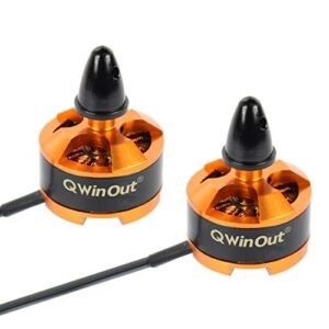 QWinOut 1806 2400KV Brushless Motor for DIY GTA RC Plane and FPV Racing Drone 2 pcs CW