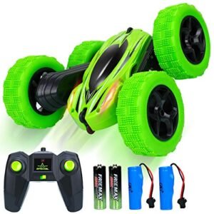 Remote Control Car RC Drift High Speed Off Road Stunt Truck 4WD Race Toy with Two Rechargeable Batteries for Boys Age 6 7 8 9 10 11 12 Year Old Kids Toys