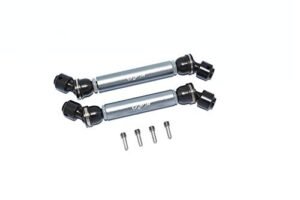GPM AXIAL SCX10 III WRANGLER AXI03007 Steel Aluminum Front Rear CVD Drive Shaft 6PC Set Gray