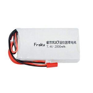 HHZ Frsky 7.4V 2000mAh 8C LiPo Rechargeable Battery for Taranis Q X7 Transmitter