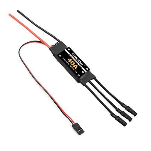 QWinOut 40A Brushless ESC Simonk Firmware Speed Controller for Electric Brushless RC Trucks with 5V 3A BEC